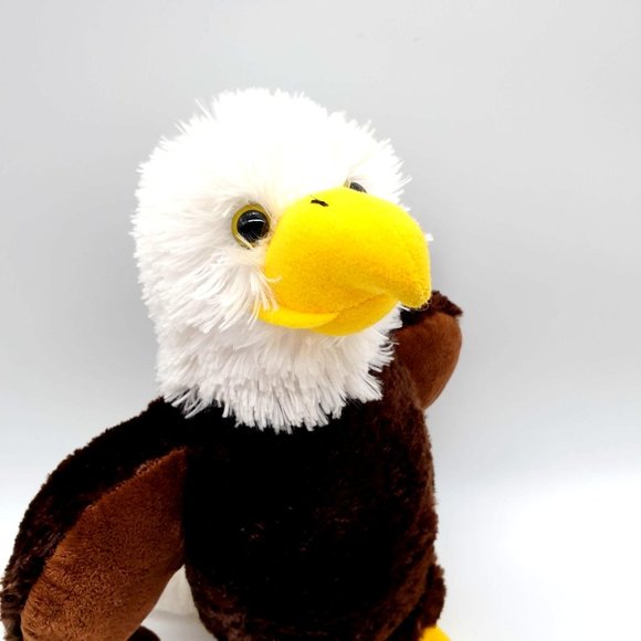 Eagle Plush Destination Nation Toy Plush Cleaned Sanitized Endangered Bird USA - Picture 3 of 9